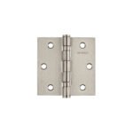 Bisagra cuadrada 3', acero inox, cabeza plana, HERMEX