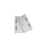 Bolsa 2 bisagras cuadradas 3-1/2', acero inox, cabeza plana