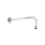 Brazo recto con chapetón para regadera, 30 cm, cromo, FOSET