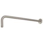 Brazo recto 50 cm con chapetón para regadera, satín, FOSET
