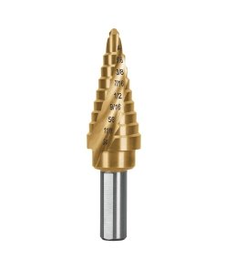 Expert Broca Escalonada Titanio 9 Escalones 1/4" a 3/4" - Alta Resistencia - 1 Unidad - Clave 101552