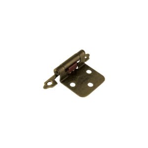 Bolsa 2 bisagras parche de 7 cm, latón antiguo, HERMEX