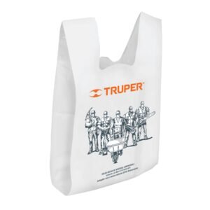 Bolsa plástica biodegradable de 20 x 40 cm, bolsa ecológica para diversos usos, biodegradable, Truper clave 61128.