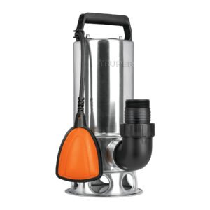 Bomba sumergible acero inoxidable,agua sucia,1-1/2HP, TRUPER