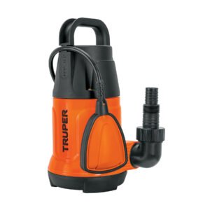 Bomba sumergible plástica, 1 HP para agua limpia, TRUPER