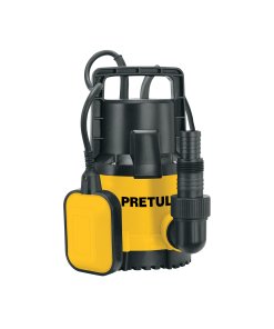 Bomba sumergible plástica de 3/4 HP para agua limpia, solución eficiente para drenaje doméstico, PRETUL, clave 27196.