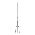 Bieldo para paja, 3 dientes, mango largo 48', TRUPER