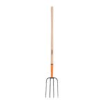 Bieldo para paja, 4 dientes, mango largo 48', TRUPER