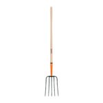 Bieldo para paja, 5 dientes, mango largo 48', TRUPER