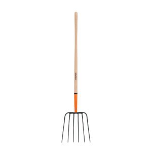 Bieldo para paja, 6 dientes, mango largo 48', TRUPER