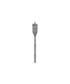 Broca plana de manita de 3/4' para madera, robusta y duradera para perforaciones en maderas duras, PRETUL, clave 28102.