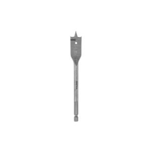 Broca plana de manita de 3/4' para madera, robusta y duradera para perforaciones en maderas duras, PRETUL, clave 28102.