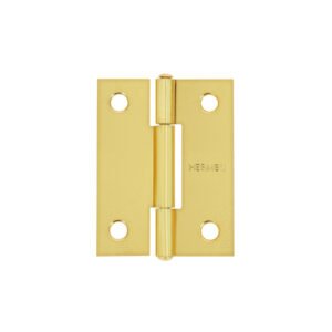 Bisagra rectangular 2 x 1-1/2', acero latonado, HERMEX