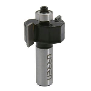 Broca para router de acero rebajadora con balero 1-1/4" zanco de 1/2" Urrea BR1207