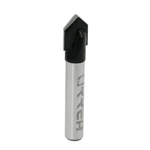 Broca para router de acero corte en "V" 1/2" zanco de 1/4" Urrea BR1403