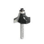 Broca para router de acero redondeadora de moldadura con balero 1-1/8" zanco de 1/4" Urrea BR1416
