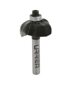 Broca para router de acero bocel cuarto con balero 1-1/8" zanco de 1/4" Urrea BR1422