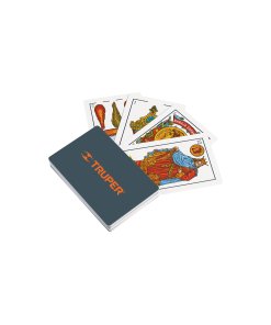 Baraja Española de 40 Cartas, Juego Tradicional de Alta Calidad, Truper Truper Clave 61138