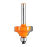 Broca para router, redondeado con moldura, 1' con balero