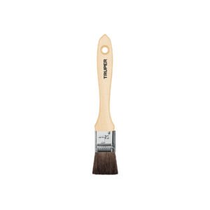 Brocha pelo de camello de 1' con mango de madera, TRUPER