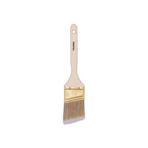 Brocha cerdas sintéticas 2-1/2' corte angular, mango madera
