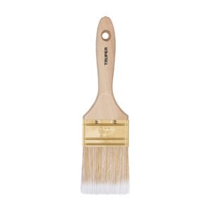Brocha cerdas sintéticas 2-1/2' corte recto, mango de madera