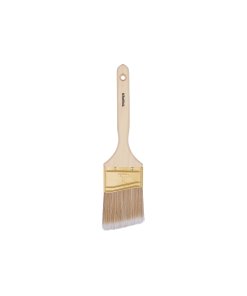 Brocha Cerdas Sintéticas 3' Corte Angular, Mango de Madera – Perfecta para proyectos de gran escala con acabados finos, Clave 13341 – Truper