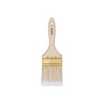 Brocha cerdas sintéticas 3' corte recto, mango de madera