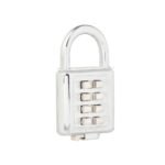 Candado de combinación, cromo brillante, 35 mm Lock C27C35