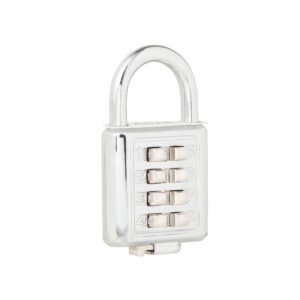 Candado de combinación, cromo brillante, 35 mm Lock C27C35