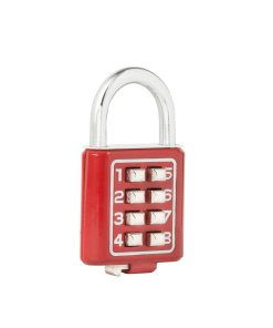 Candado de combinación, rojo, 35 mm Lock C27R35