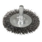 Carda copa ondulada alambre delgado 2" x 0.17 con zanco 1/4" Foy C327