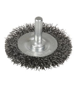 Carda copa ondulada alambre delgado 2" x 0.17 con zanco 1/4" Foy C327