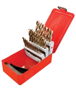 Juego de brocas con cobalto de acero de alta velocidad zanco recto, 29 piezas Urrea C5129