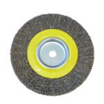 Carda copa ondulada alambre delgado para esmeril 6" x 1-1/8" eje 1/2" Surtek C540