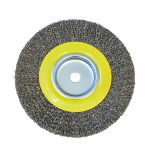Carda copa ondulada alambre delgado para esmeril 6" x 1-1/8" eje 1/2" Surtek C540