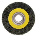 Carda circular ondulada alambre grueso 6" x 0.30 mm multi eje Surtek C593