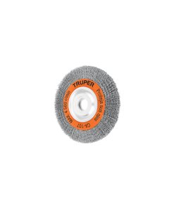 Carda TRUPER AlambrePro 8"x3/4" - ONDULADA PARA ESMERIL - Alta Resistencia - Limpieza Profesional - Rendimiento Óptimo - Clave 17524