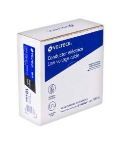 Cable Volteck THHW-LS 10AWG Negro 100m - Durabilidad en Circuitos Eléctricos (Clave 46051)