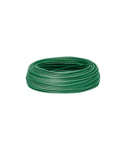 Rollo de 100 m de cable Volteck THHW-LS 14 AWG verde - Tecnología de transmisión terrestre para sistemas residenciales que garantiza identificación inmediata con aislamiento altamente seguro (Clave 46065)