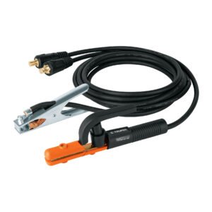 Cables TRUPER con Portaelectrodo y Pinza a Tierra - Multiprocesos - Conexión Perfecta - Alta Conductividad - Soldadura Profesional - Clave 17031