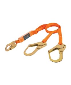 Línea de Vida Truper Absorbedor Impacto Doble Brazo Gancho Grande ANSI - Tecnología de Anclaje Universal para Torres y Estructuras que Maximiza la Movilidad Operativa sin Jamás Comprometer la Protección Personal (Clave 10509)