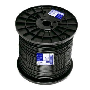 Metro de cable coaxial RG59 en carrete de 305 m, VOLTECK