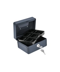 Caja para Dinero, 15 cm, Funcionalidad y Estilo Compacto para Protección Eficiente, Marca Hermex, Clave 46798