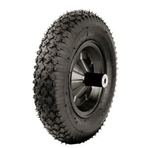 Llanta neumática reforzada de 4 capas de 14" con rin para carretilla Foy CAFL4