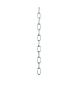 1 Metro de Cadena Galvanizada de 1/8', ideal para uso general, clave 40966 - FIERO Fiero