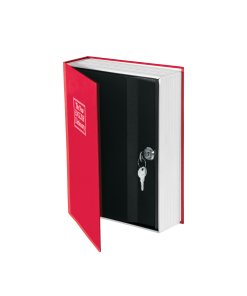 Caja de Seguridad Tipo Libro, 26 cm, Alta Resistencia y Estilo Compacto para Protección, Marca Hermex, Clave 46349