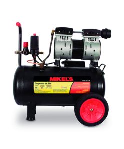 Compresor de aire 1.5 HP (24 lts) LIBRE DE ACEITE MIKELS CALA-1.5