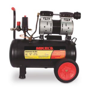 Compresor de aire 1.5 HP (24 lts) LIBRE DE ACEITE MIKELS CALA-1.5