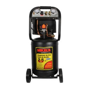 Compresor de aire 2.5 HP (50 lts) LIBRE DE ACEITE MIKELS CALA-2.5HP